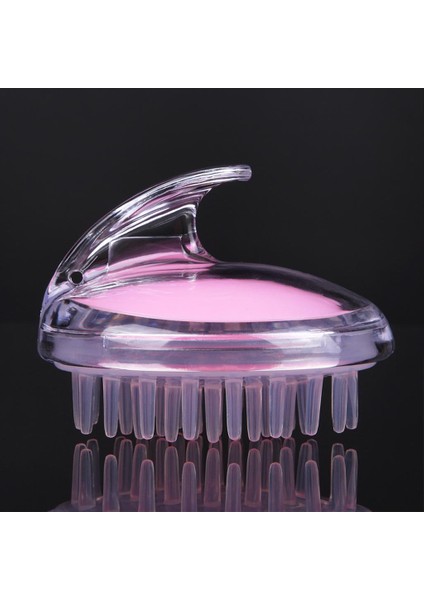 Manuel Saç Kafa Deri Masaj Şampuan Fırçası Yumuşak Silikon Fırça, Pembe (Yurt Dışından) fiyatları