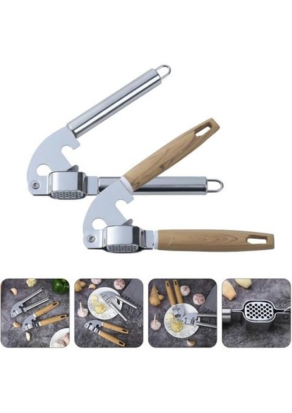 2 Adet Paslanmaz Çelik Çok Fonksiyonlu Sarımsak Presi (Yurt Dışından) modelleri