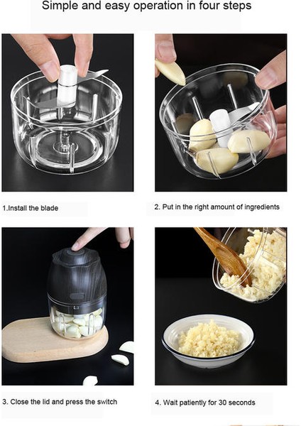 Elektrikli Akülü Sarımsak Kıyma Makinesi (Yurt Dışından) fırsatları