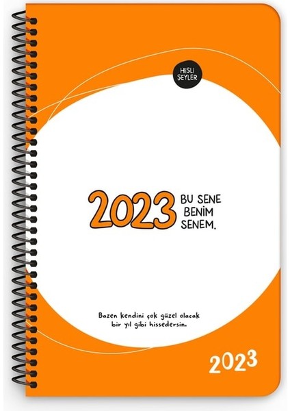 2023 - Bu Sene Benim Senem 13X19.5 Haftalık Ajanda 2 Adet