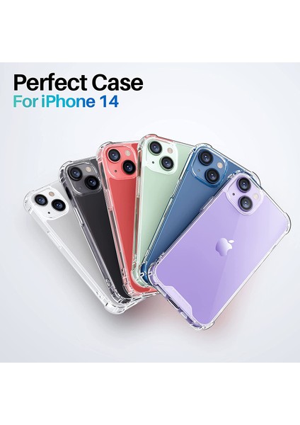 Apple iPhone 14 Plus Kılıf Anti Şok Korumalı Şeffaf Silikon indirimleri