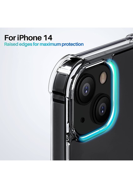 Apple iPhone 14 Kılıf Anti Şok Korumalı Şeffaf Silikon modelleri