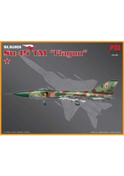 Su-15 Tm Flagon PM Model Demonte Plastik Uçak Maket Kiti