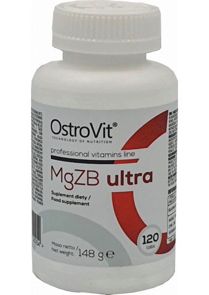 Ostrovıt Pharma Mgzb Ultra / Zma / 120 Tabs