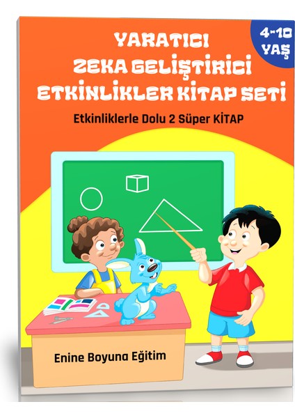 Yaratıcı Zekâ Geliştirici Etkinlikler Kitap Seti (4-10 Yaş) (Ciltli)