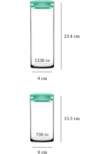 Breakfast Clup 16'Lı Turkuaz Kapaklı Vakumlu Kavanoz fiyatları