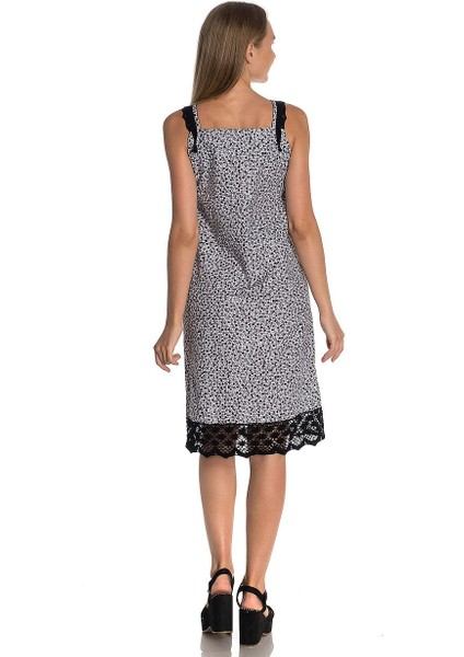 Dantel Detaylı Askılı Poplin Elbise modelleri