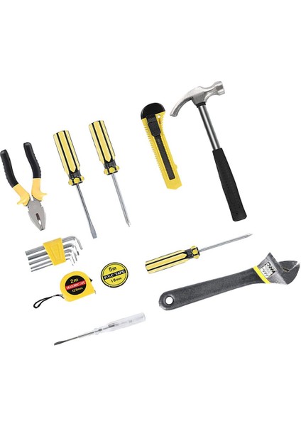 15 Parçalı Takım Seti - Depolama Çantası ile Genel Ev El Alet Kiti (Yurt Dışından) modelleri