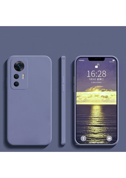 Xiaomi Mi 12T Pro Kılıf Kamera Çıkıntılı Korumalı Nano Içi Kadife Soft Lansman Renkli Silinebilir Yumuşak Doku Silikon