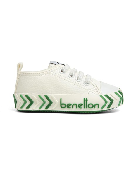 ® | BN-30805- 3394 Beyaz Yesil - Çocuk Spor Ayakkabı