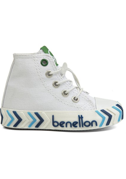 ® | BN-30644 - 3394 Beyaz Lacivert - Çocuk Spor Ayakkabı