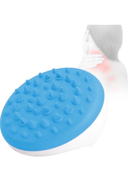 Anti Silikon Vücut Masaj Eldiveni Scrub Banyo Duş Masajı Fırça Mavi (Yurt Dışından) fırsatları