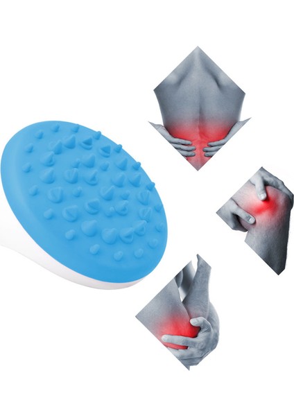 Anti Silikon Vücut Masaj Eldiveni Scrub Banyo Duş Masajı Fırça Mavi (Yurt Dışından) indirimleri