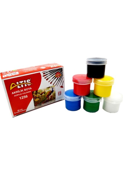 Altıs Akrilik Boya 30 ml x 6 Renk 1256