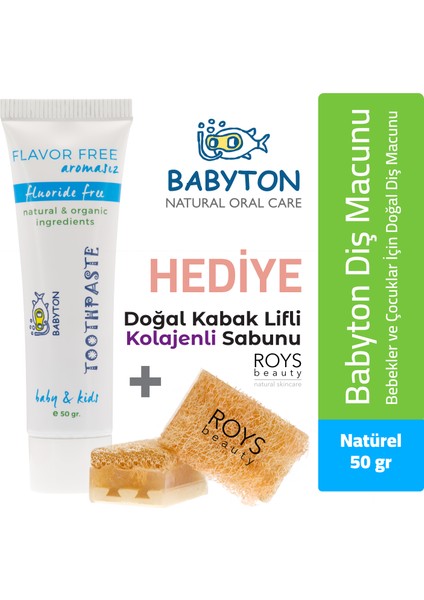 Çilek Aromalı Diş Macunu 50 gr Organik ve Florürsüz Bebekler İçin Güvenli