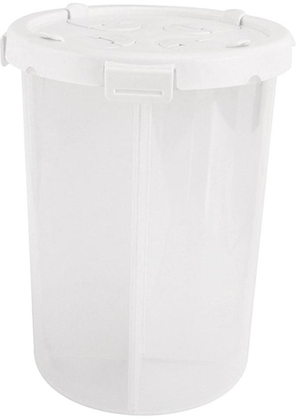 Kahve Çekirdeği Şişesi İçin Şeffaf Tahıl Dağıtıcı Mühürlü Beyaz 3600 ml. (Yurt Dışından)