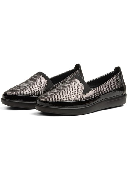 ® | PC-52243-3441 Platin Parlak - Kadın Günlük Ayakkabı fırsatları