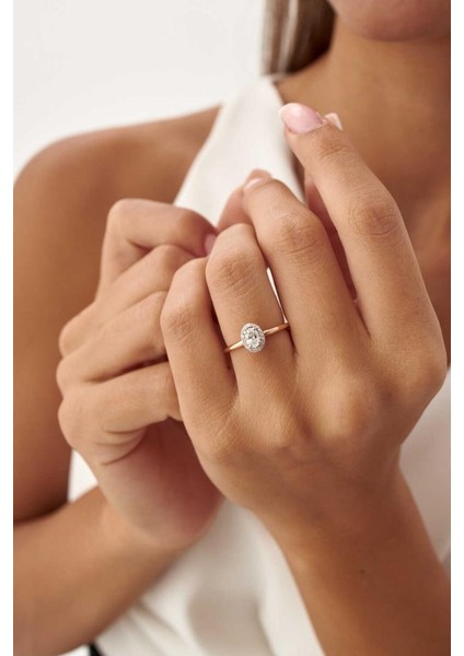 Marry Oval Pırlanta Tektaş Yüzük fiyatları