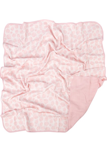 Bebe Marin Seashell Müslin Bebek Battaniyesi Pembe 120x120 fiyatları