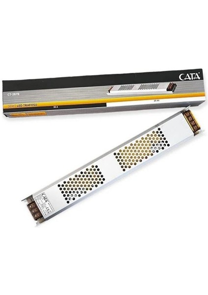 CT-2678 30A Süper Slim LED Trafosu (2ADET) Cata