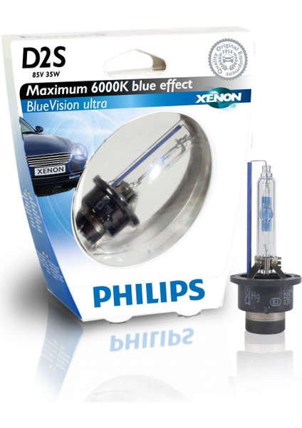 D2S 6000K Xenon Ampulü Philips 85V 35W