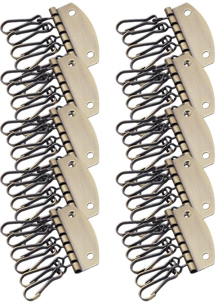 Anahtar Zincir 6 Kancalar Toka Klipsi Kompakt Donanım El Yapımı Metal Anahtar Tutucu Cüzdan Stili (Yurt Dışından) fiyatları