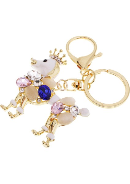 Moda Akrilik Rhinestone Köpek Kolye Çanta Anahtar (Yurt Dışından)