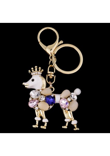 Moda Akrilik Rhinestone Köpek Kolye Çanta Anahtar (Yurt Dışından) modelleri