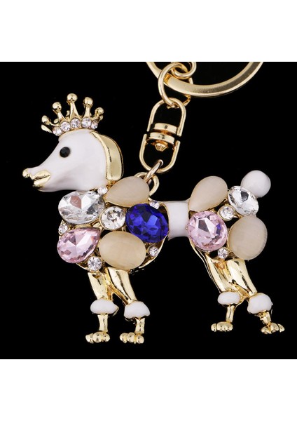 Moda Akrilik Rhinestone Köpek Kolye Çanta Anahtar (Yurt Dışından) fırsatları
