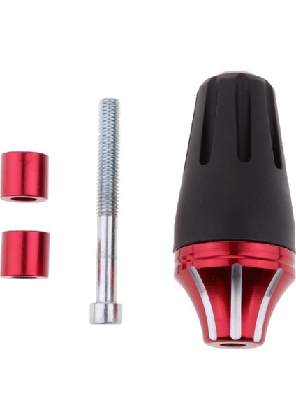 2Pcs Motosiklet Cnc Anti Kaza Motoru Düşen Koruyucular Çerçeve Kırmızı (Yurt Dışından)