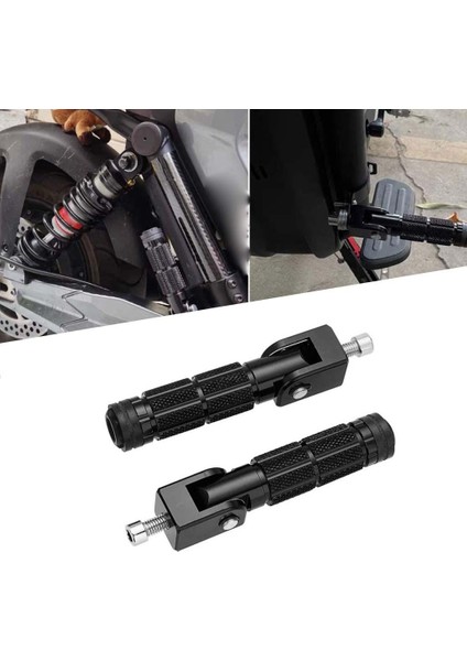 2 Adet 8Mm Motosiklet Ayağı Dinlenme Pedalları Yarış Bisikleti Için Ayaklar (Yurt Dışından)