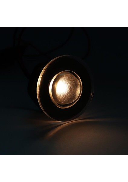 2 Adet Led Tekne Işıkları Su Geçirmez Led Deniz Iç Güverte Adım Sıcak Beyaz (Yurt Dışından)