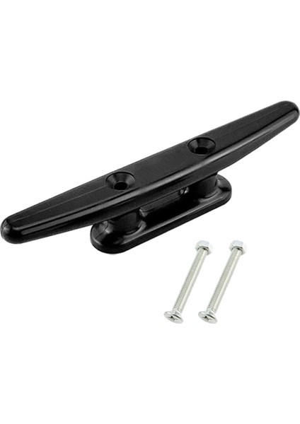 Deniz Tekne Dock Cleat 6 "Naylon Mooring Kelepçe Güverte Kabin Deniz Donanımı Siyah (Yurt Dışından)