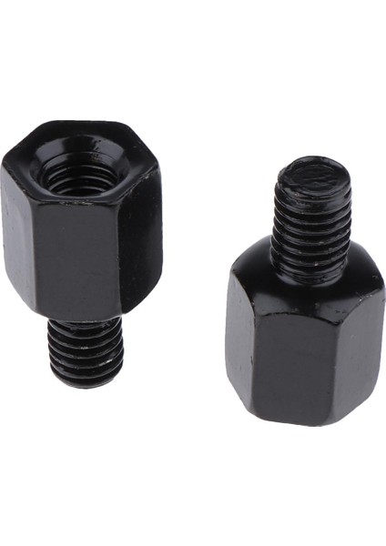 Motosiklet Yarış Dikiz Yan Aynaları Lh 8Mm Ila Rh 8Mm Siyah (Yurt Dışından)