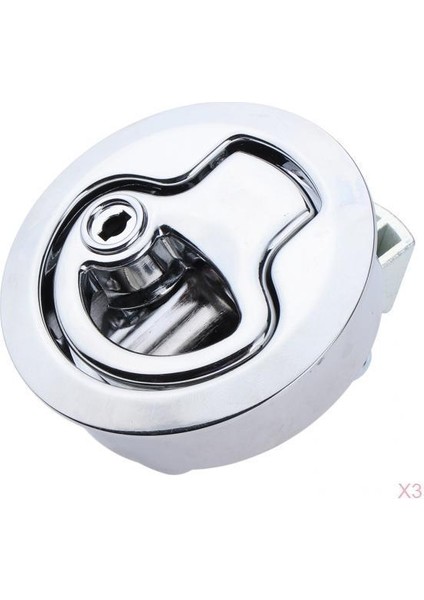 2 '' Kapı Rv Römorkları Için 3Xstainless Çelik W/Lock Rv Römorklar Tekne Kapısı 3Pcs (Yurt Dışından)