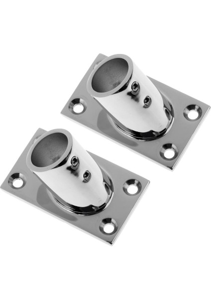 2X Tekne El Ray Takma 60 Derece 7/8 "Kare Taban Deniz 316 Paslanmaz Çelik 2Pcs 22Mm (Yurt Dışından)