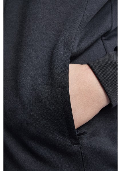 Siyah Çocuk Fermuarlı Sweatshirt 23S-3237-23B fırsatları