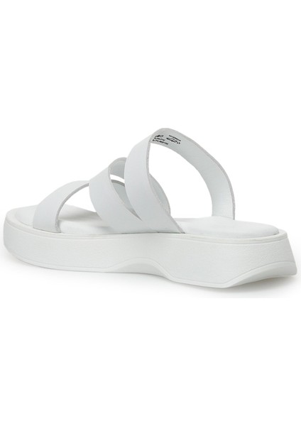 Sren 3fx Beyaz Kadın Terlik modelleri