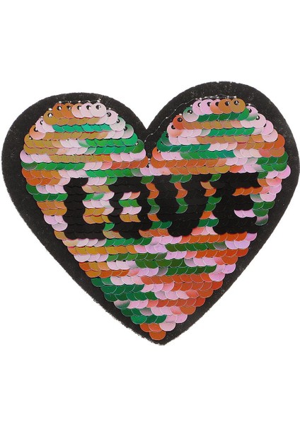 Aşk Tersini Sequin Yama Rozeti Demir Giysisi Aplike (Yurt Dışından) fırsatları