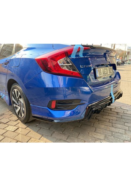 Güneşli Garaj Honda Civic Fc5 Mugen Arka Ek (Plastik)