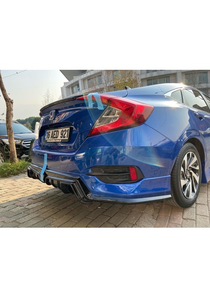 Güneşli Garaj Honda Civic Fc5 Mugen Arka Ek (Plastik)