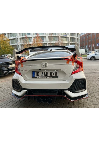 Güneşli Garaj Honda Civic Fc5 6 Parça Arka Flap (Plastik)