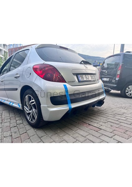 Güneşli Garaj Peugeot 207 Arka Ek (Plastik)