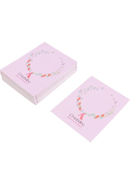 50PCS Saplama Küpe Saç Klipleri Ekran Kartları Pembe (Yurt Dışından)