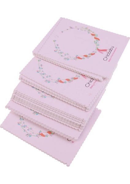 50PCS Saplama Küpe Saç Klipleri Ekran Kartları Pembe (Yurt Dışından) fırsatları