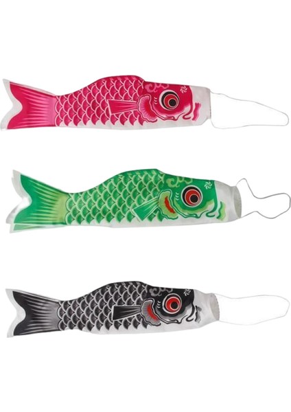 3pcs Japonya Koi Sazan Japon Arka Bahçe Dekor Açık Mekan Pembesi 150CM (Yurt Dışından)