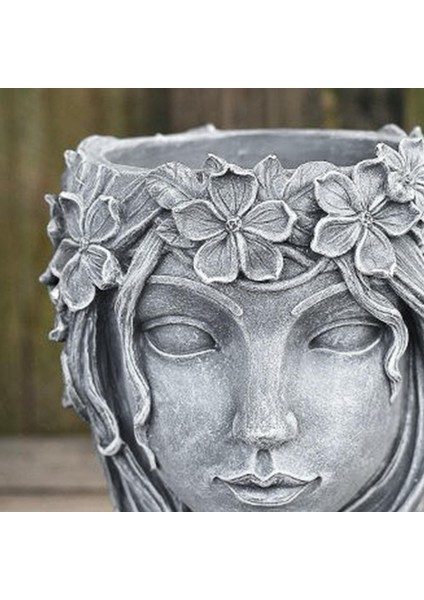 2 Adet Yüz Heykel Etli Kaktüs Kafası Flowerpot Bitki Kaplar Konteyner (Yurt Dışından) fırsatları
