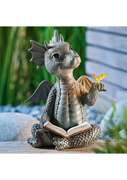 Heykel Kapalı Açık Peri Dinozor Bahçe Sanat Süsleri Figürin Ejderha (Yurt Dışından) modelleri