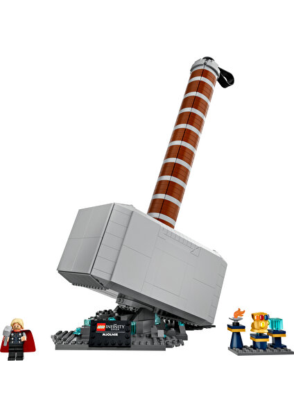 LEGO® Marvel Thor#un Çekici 76209 - Süper Kahraman Hayranı Yetişkinler için Mjölnir İçeren Koleksiyonluk Model Yapım Seti (979 Parça)