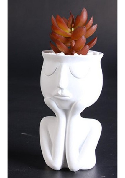 4x Reçine Flowerpot Kapalı Ofis Kaktüsü Flowerpot Süsleri (Yurt Dışından) fiyatları